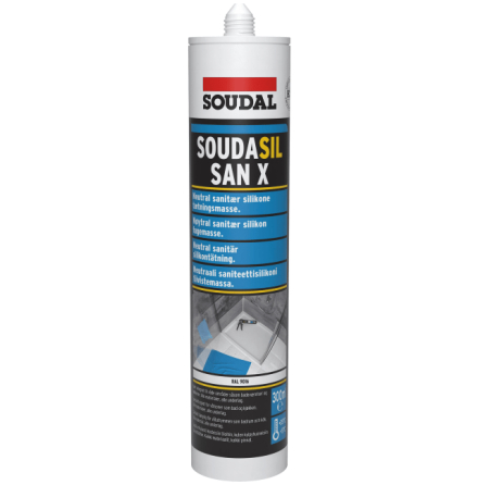 Silicon Soudasil SAN X Vit RAL9016 300ml