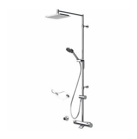 DUSCHSYSTEM OPTIMA RAIN SHOWER 150 CC BK ORAS