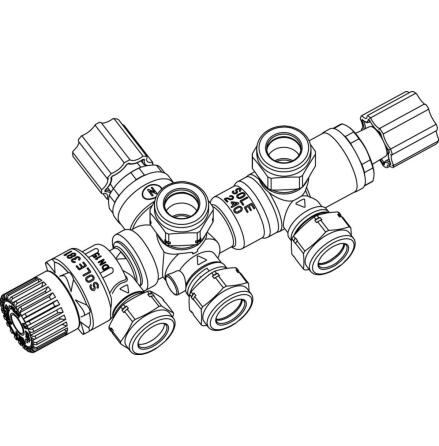 Kombiventil MIX 240+SV-381, OSO BLVENT WALLY 15mm LGBLY VINKLAD BAKT, FR 2021