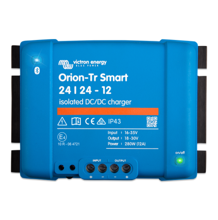 DC/DC-laddare Victron Orion-Tr Smart 24/24-12A (280W) isolerad  