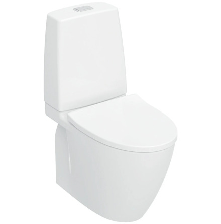 GOLVSTENDE WC VINTA ART S-LS, TURBOFLUSH, HRDSITS SC/QR IF CLEAN