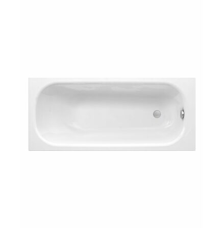 Inbyggnadsbadkar Gustavsberg 1400 x 700 mm Med hl fr brddavloppoch hl fr handtag