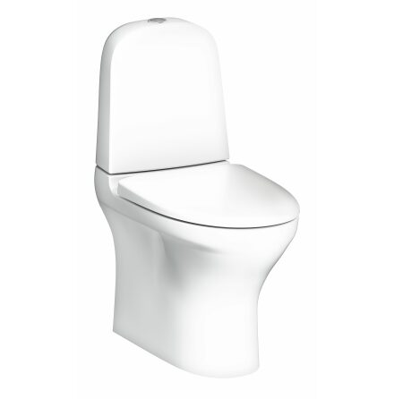 Toalettstol Gustavsberg Estetic Dolt S/P-ls Hygienic Flush 4/2 Liter SC/QR sits, C+ Limmontage Matt vit
