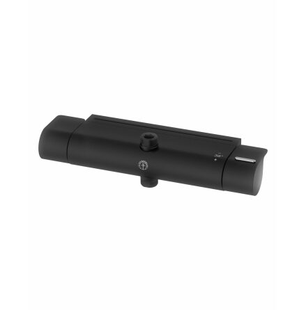 Duschblandare Gustavsberg Estetic Termostat Duschanslutning Uppt/Nedt 150 cc, Mattsvart