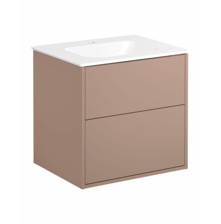 Kommodskp Gustavsberg Artic 60 cm, Peach, Med tvttstll matt vit
