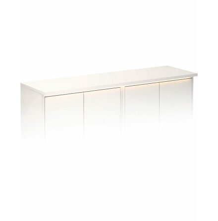 Toppskiva till Vggskp Gustavsberg med LED-belysning 120 cm, 36 cm, Vit
