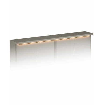 Toppskiva till Vggskp Gustavsberg med LED-belysning 120 cm, 20 cm, Varm gr
