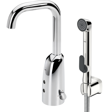 Tvttstllsblandare Oras Electra med Bidetta Handdusch 6 V Bluetooth 120 mm