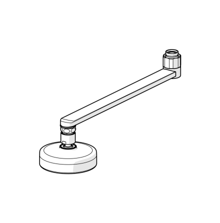 Utloppspip Oras 1-spray G3/4 300 mm Art. 221530