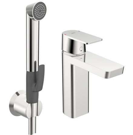 Tvttstllsblandare Oras Stela ECO med Bidetta Handdusch