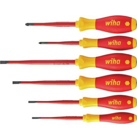 Skruvmejselset Slimfix SP/PZ 6 delar VDE
