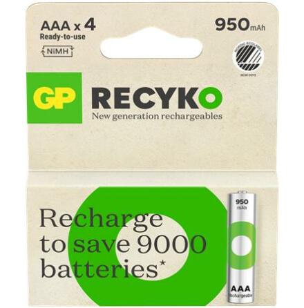 Batteri laddbart AAA 950mAh 4P