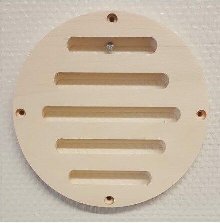 Ventilationsgaller VVARS Asp, Rund