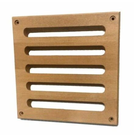 Ventilationsgaller VVARS Vaxad Mrk Al, Fyrkantig