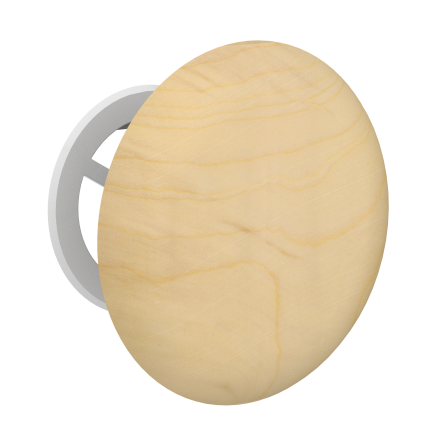 Ventilationslucka SAWO Rund tr Furu, 170 mm - passar 125 mm rr