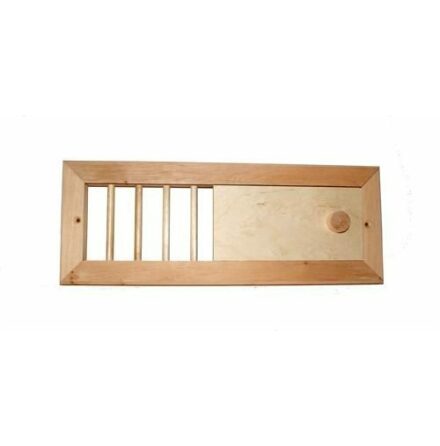 Skjutventil med galler VVARS Al