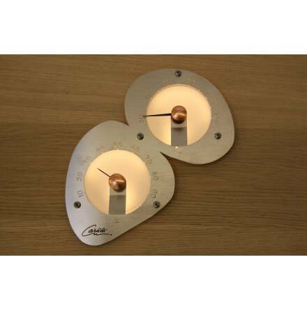 Bastu Termometer Hygrometer Cariitti Rostfritt stl