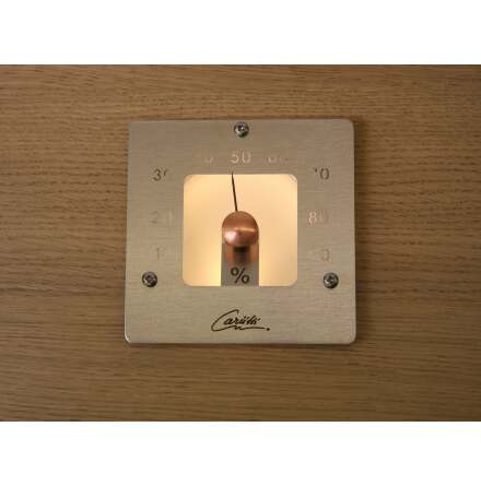 Bastu-hygrometer Cariitti Square Rostfritt stl