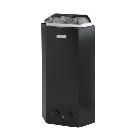 Elektriskt Bastuaggregat Narvi Minex Svart, Med Styrenhet, 3 kW