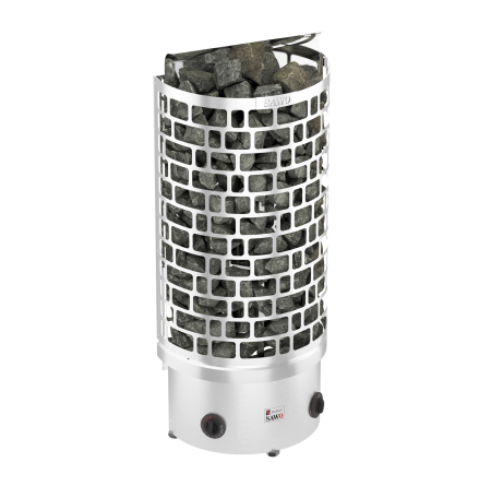 Elektriskt Bastuaggregat SAWO Torn Aries vgg 3P-1P 4,5 kW (3-6 m3), NB, inbyggd styrning (inkl. timer och termostat)