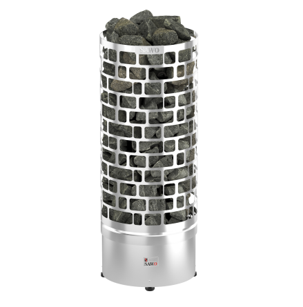 Elektriskt Bastuaggregat SAWO Torn Aries Round 3P 12 kW (11-18 m3) 440 mm, NS (krver grnssnitt och strmstyrenhet)