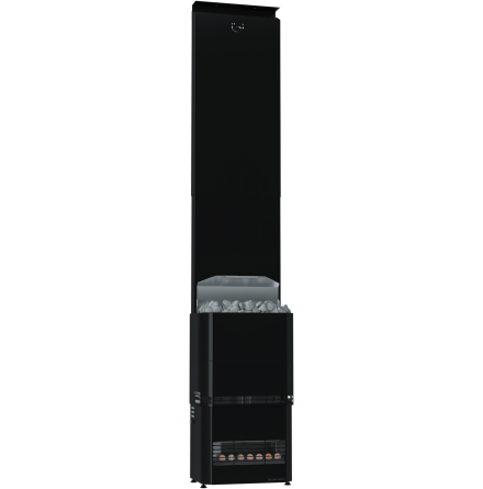 Elektrisk bastuaggregat med klimatanlggning Saunum Experience Black 4,5 kW (3-5 m3), Stngd