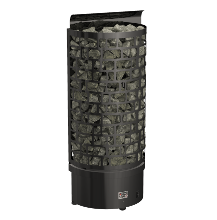 Elektriskt Bastuaggregat SAWO Tower Aries vgg svart 3P-1P 6 kW (5-8 m3), Ni2 (inbyggd effektregulator, krver kontrollenhet)