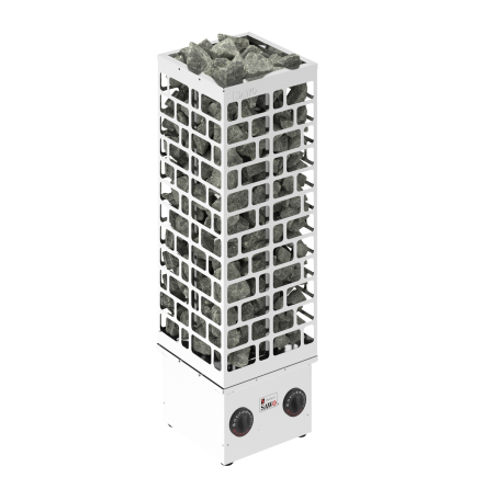 Elektriskt Bastuaggregat SAWO Torn Cubos 3P-1P 7,5 kW (8-12 m3), NB, inbyggd styrning (inkl. timer och termostat)