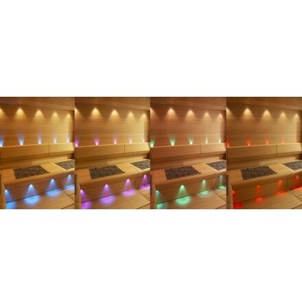 Fiberoptisk belysningssats fr bastusits Cariitti Frg 19 W 17 platser (16x2 mm, 1x4 mm)