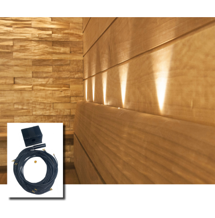 Fiberoptisk belysningssats fr bastusits Cariitti Pro 16 W 29 punkter (28x2 mm, 1x4 mm)