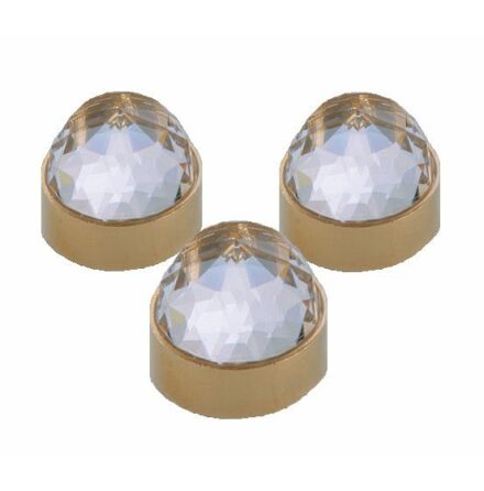 Ljusarmatur fr ngbastu Cariitti LED-kristall CR-20 3 st Guld