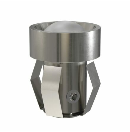 Ljusarmatur fr bastu Cariitti LED CR-07 6 st Krom, Satin lins