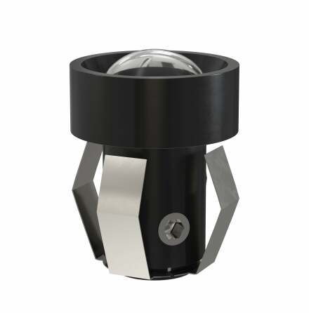 Ljusarmatur fr bastu Cariitti LED CR-07 6 st Svart, Klar lins