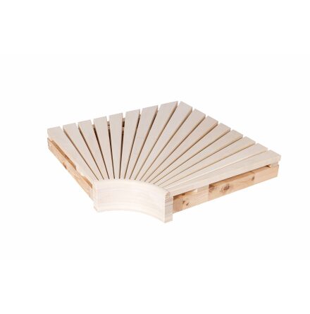 Hrnmodul Thermory 140 mm framkant Asp, 500x500 mm