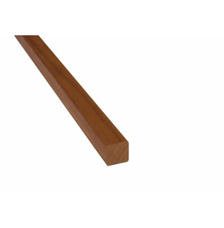 Fyrkantslist Sauna Sweden 21x21 2400 mm, Termo Radiata, 21x21 mm