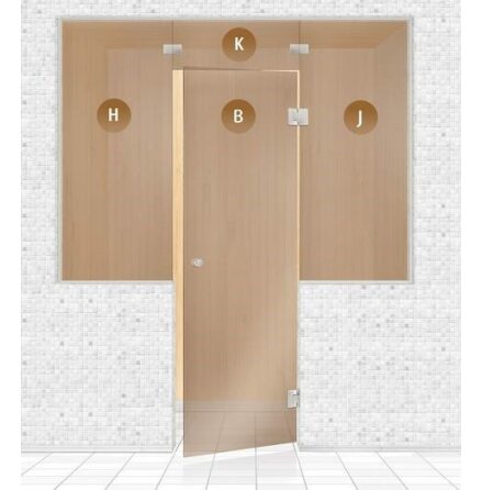 Glasparti Andres TYP 2 - 1800x2400 mm