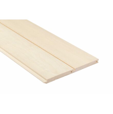 Bastupanel Sauna Sweden Asp STS4  15x120x3000 mm