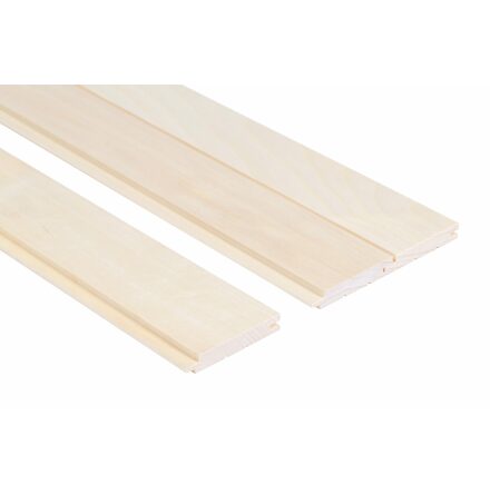 Bastupanel Sauna Sweden Asp STS4  15x90x3000 mm