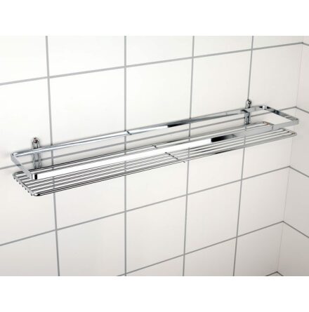 Duschvggshylla Arrow Rak Avlng Trdad 1-plan 58x11x5 cm Krom