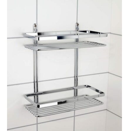 Duschvggshylla Arrow Rak Trdad Krom 2-plan