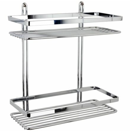 Duschhylla Duschy Satina Rak Trdad 2-plan krom