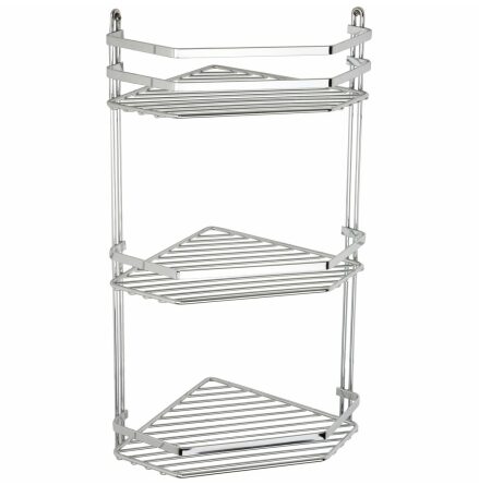 Badrumshylla Duschy Hrn Satina 3-Plan Krom