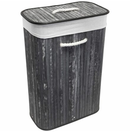 Tvttkorg Duschy Bambu Svart