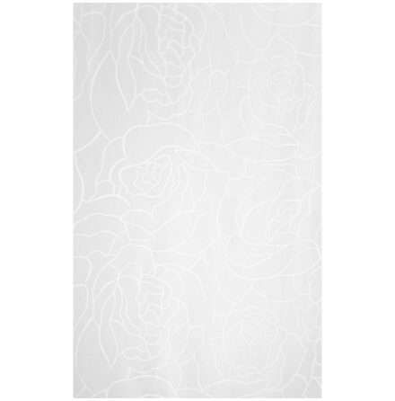 Duschdraperi Duschy Rose Line Vit