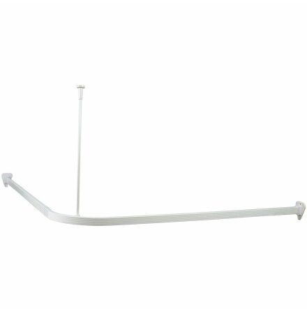 Draperistng Duschy Proffs Vinkel Vit