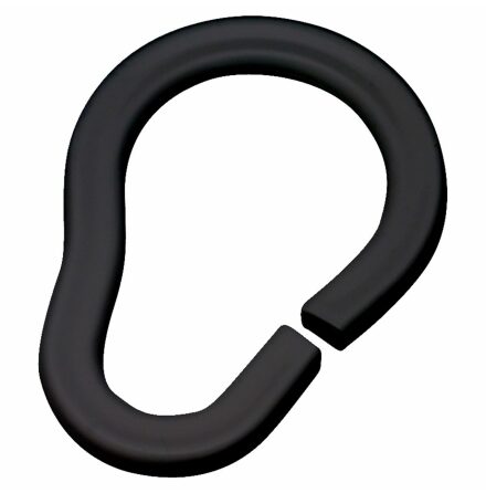 Draperihllare Duschy Typ C Svart