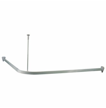 Draperistng Arrow Safir Vinkel med Takfste Silver