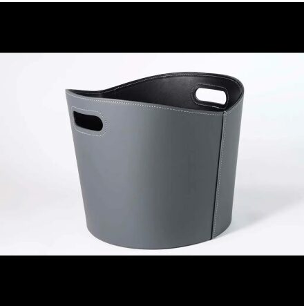 Vedkorg TermaTech imitationslder gr rund