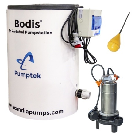 Pumptek Bodis PTB06-DV 1m 1-fas Pumpstation