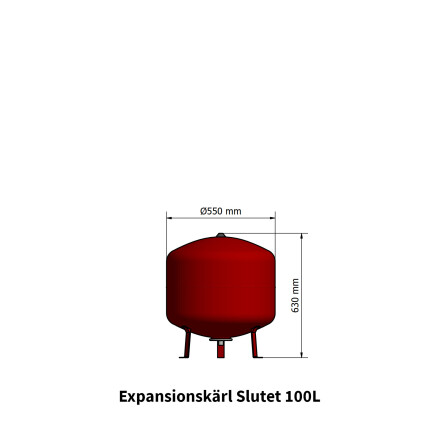 Tryckexpansionsk�rl 100L-250L med armatursats